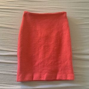 Coral Pencil Skirt (Banana Republic)